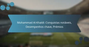 Mohammad Al-Khaldi: Conquistas notáveis, Desempenhos chave, Prémios